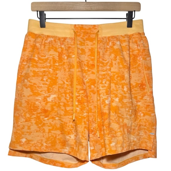 Lululemon License To Train Short 7" *Linerless in Ember Radiate Mango Dream - Picture 4 of 8